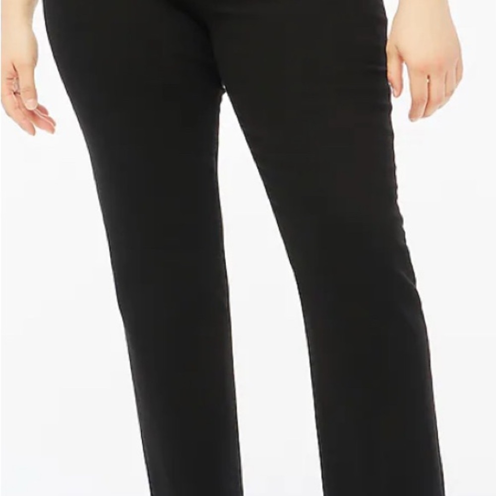 J. Crew Women's Black Straight Leg Jeans